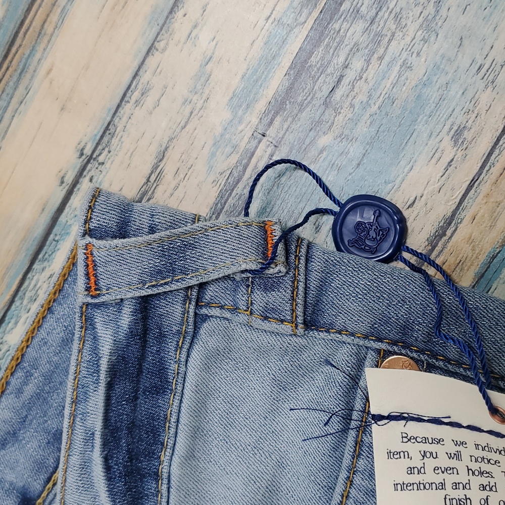 True Religion Light Wash Denim Shorts - Picture 5 of 11
